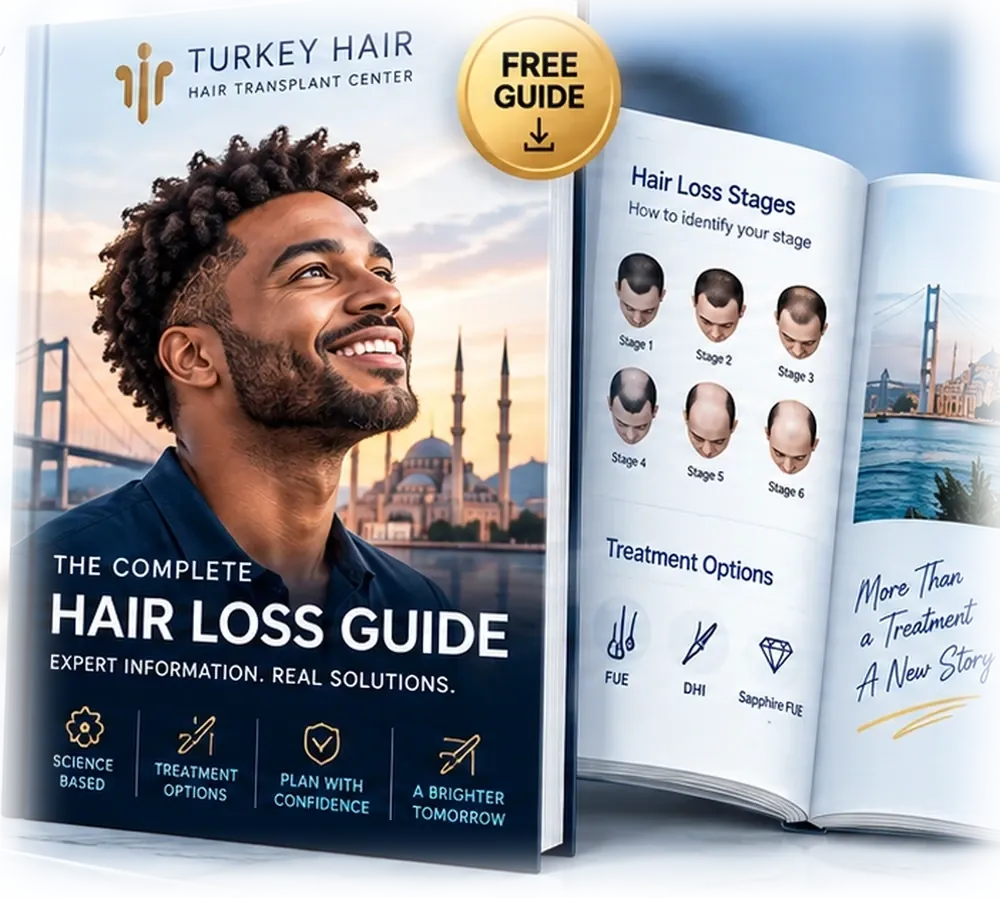 The Complete Hair Loss Guide, cover and inside pages