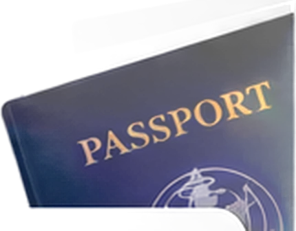 Passport and travel plan for a hair transplant trip to Istanbul