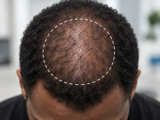 Mid-scalp area