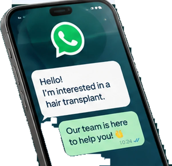 WhatsApp chat with our patient team