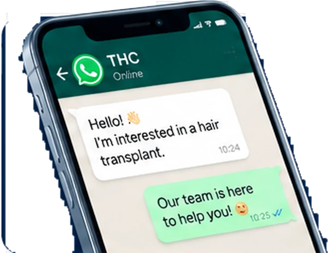WhatsApp support conversation with our team
