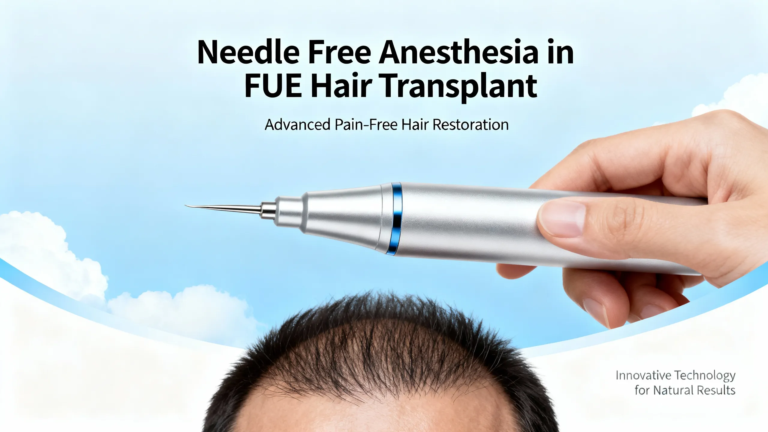 Needle Free Anesthesia In Fue Hair Transplant