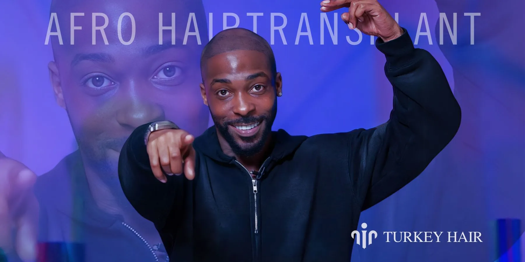 Afro Hair Transplant 17 Person Gesturing With Enthusiasm.