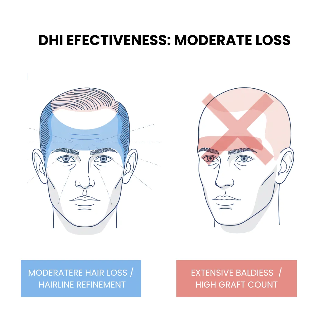 Moderate Hair Loss