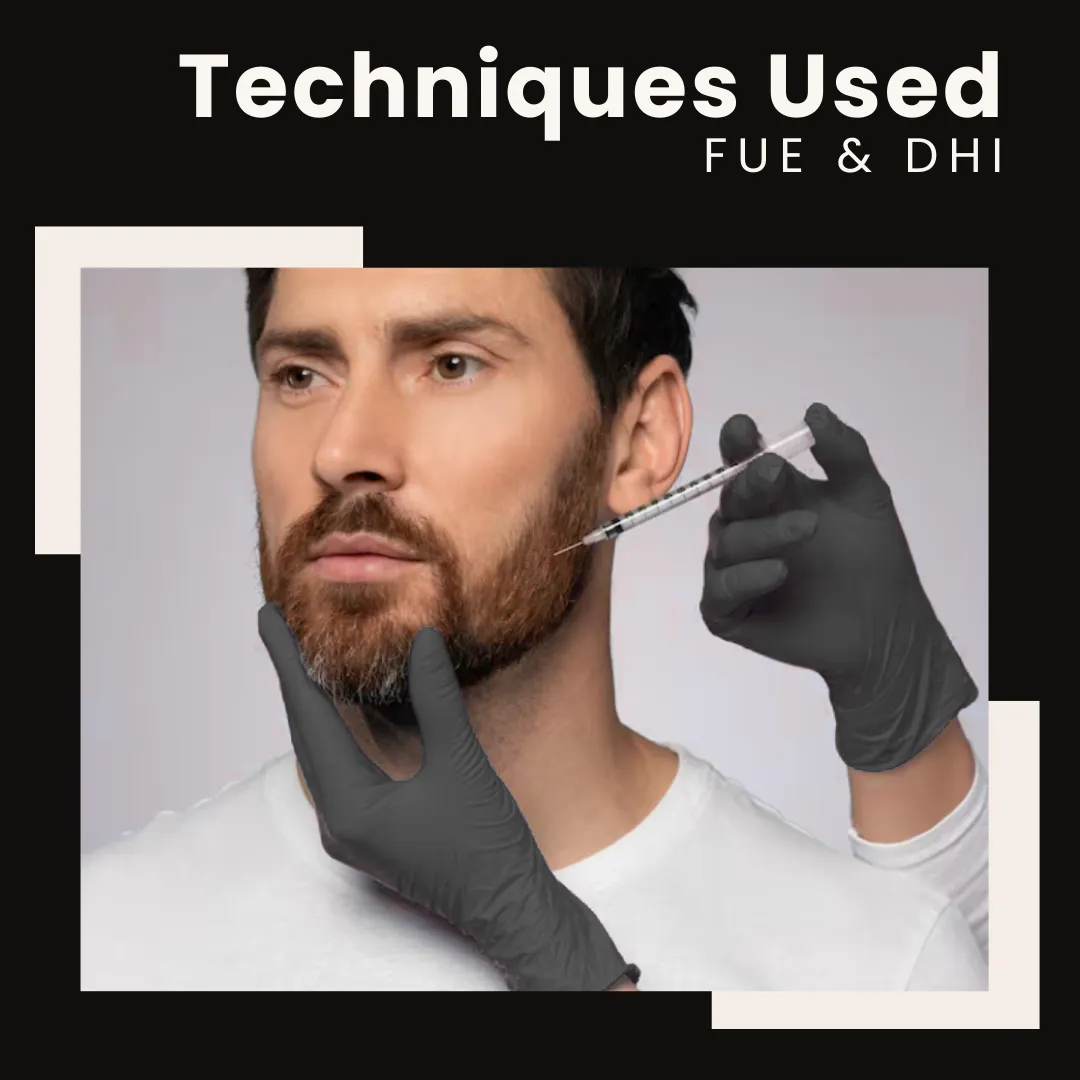 Techniques Used For Beard Transplant In Turkey