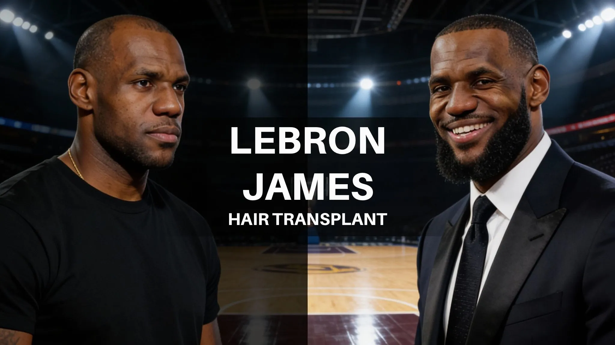 Lebron-James-Hair-Transplant-Before-After-Court-Comparison_1 Lebron James Hair Transplant Before After Court Comparison