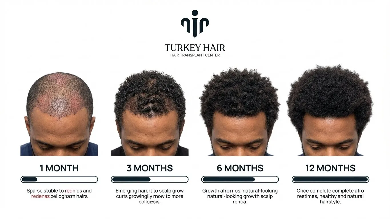 Afro Hair Transplant Recovery Timeline