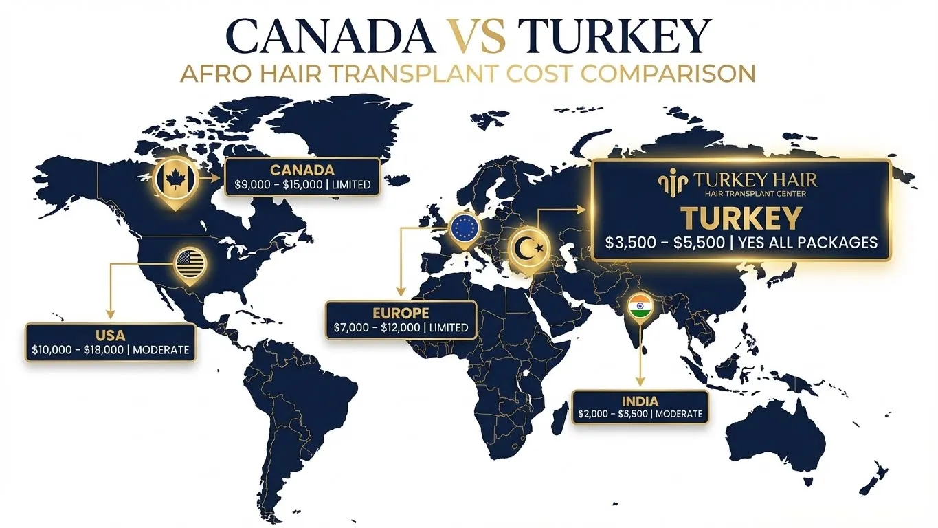 Canada Vs Turkey Afro Hair Transplant Cost Comparison Canada Vs Turkey Afro Hair Transplant Cost Comparison