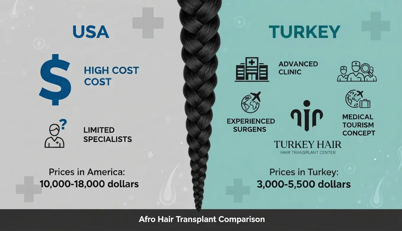 Why Usa Patients Choose Turkey For Afro Hair Transplant