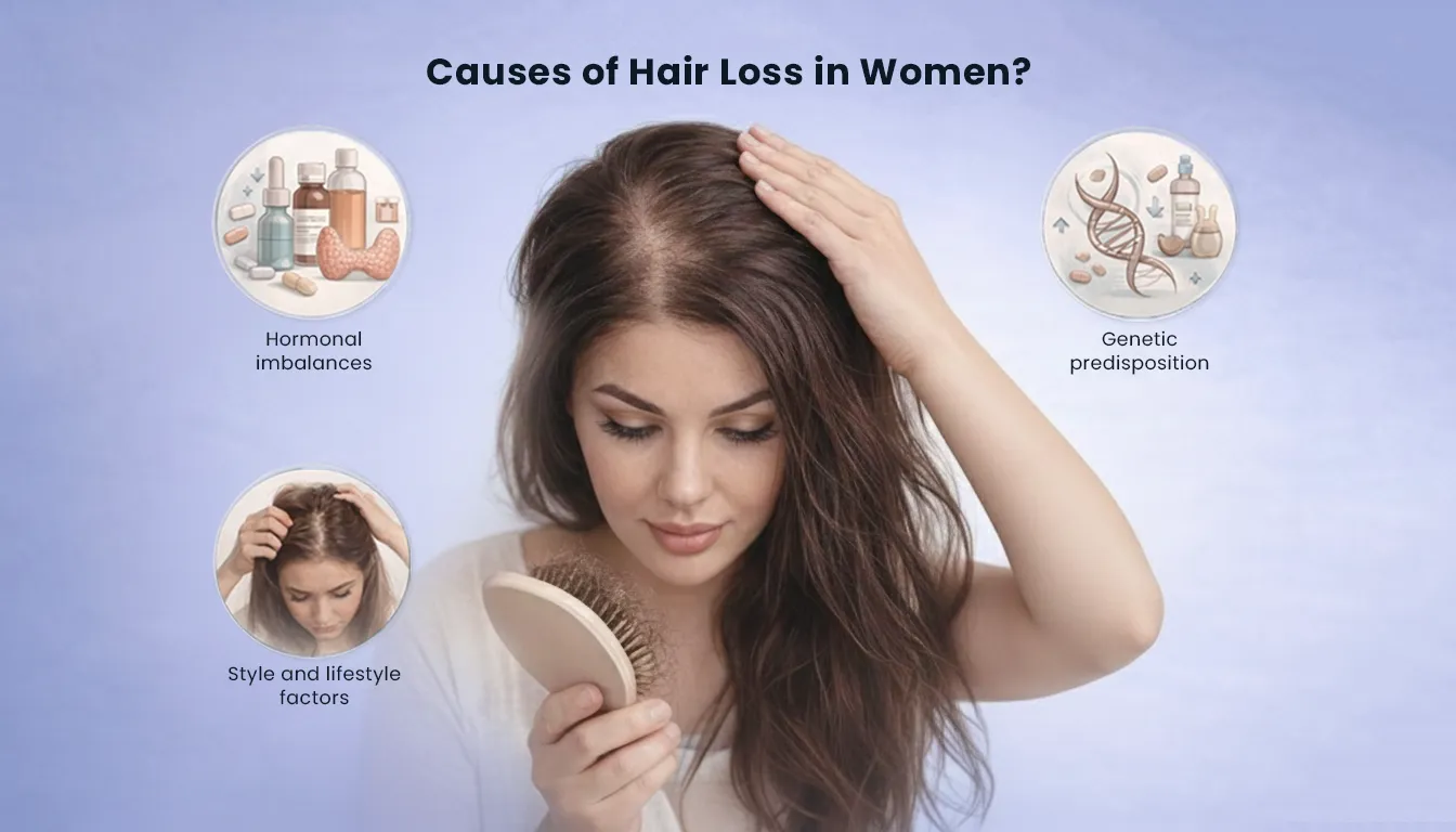 Causes Of Hair Loss For Women
