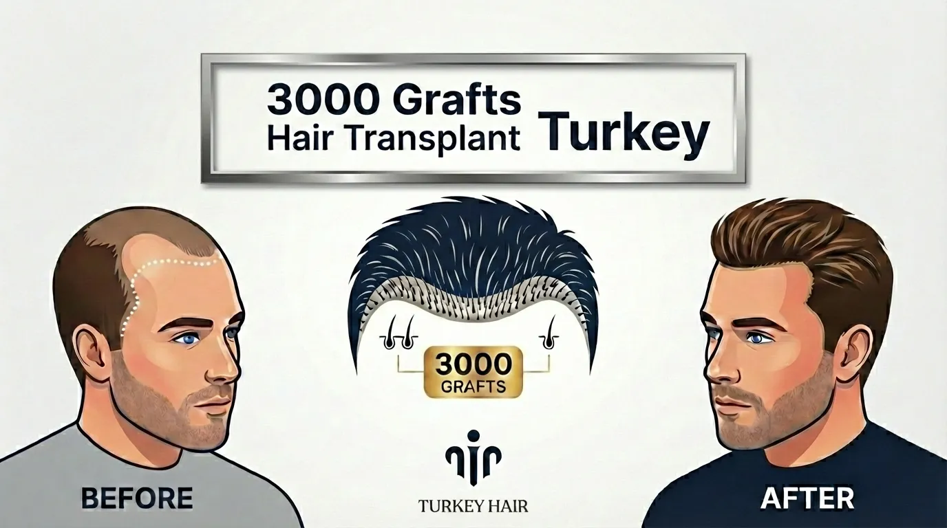 3000 Grafts Hair Transplant Turkey – Cost And Procedure