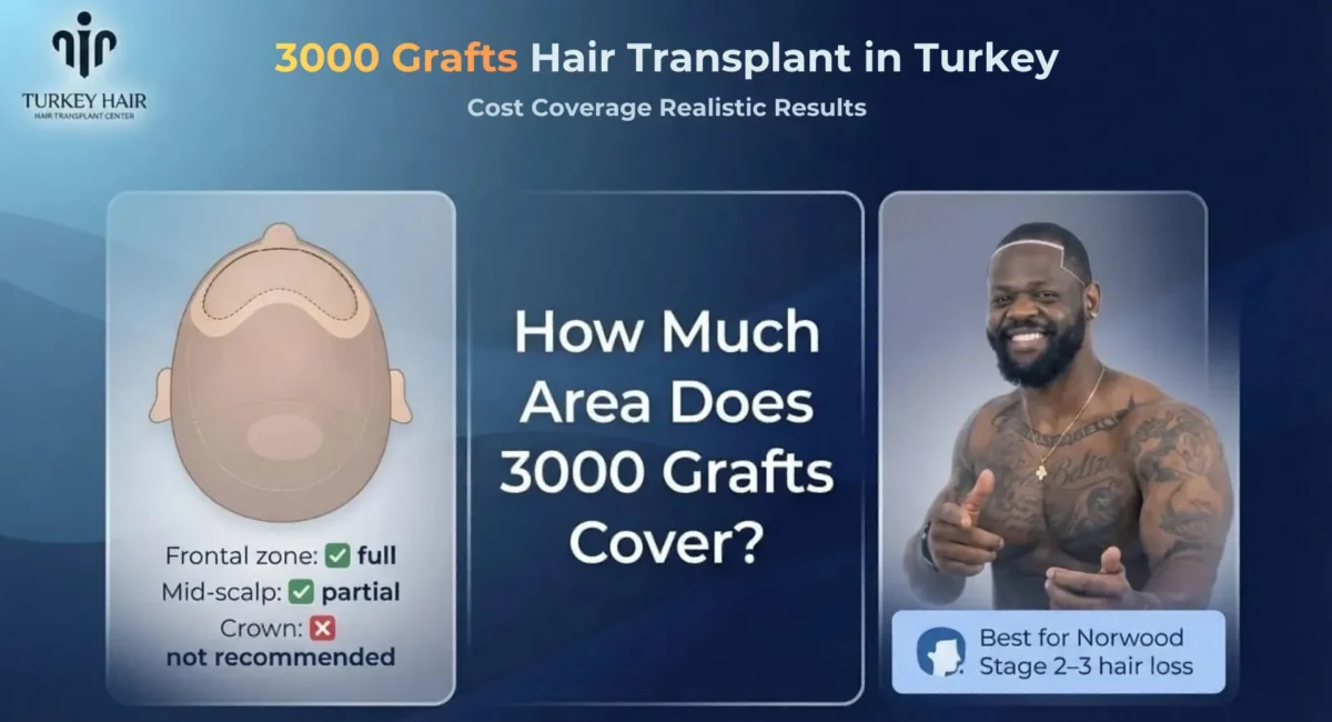 3000 Grafts Suitability According To The Norwood Scale