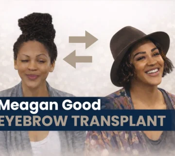 Meagan Good Eyebrow Transplant