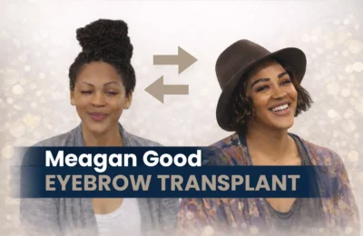 Meagan Good Eyebrow Transplant