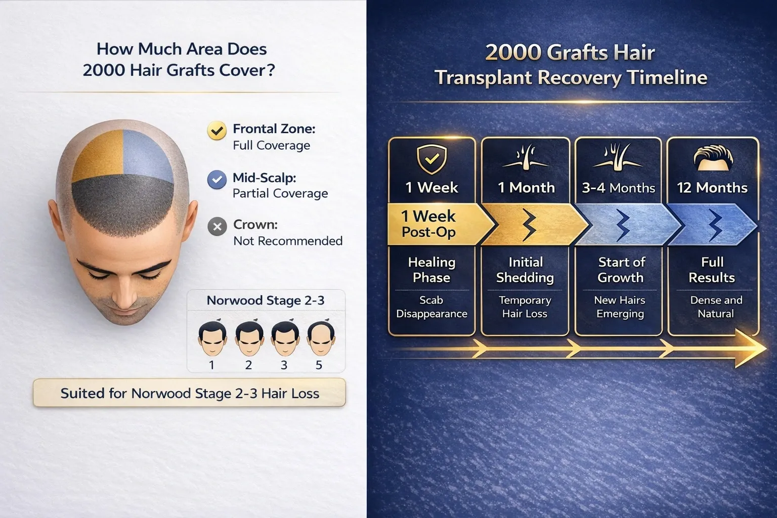 Recovery Timeline After A 2000 Grafts Hair Transplant