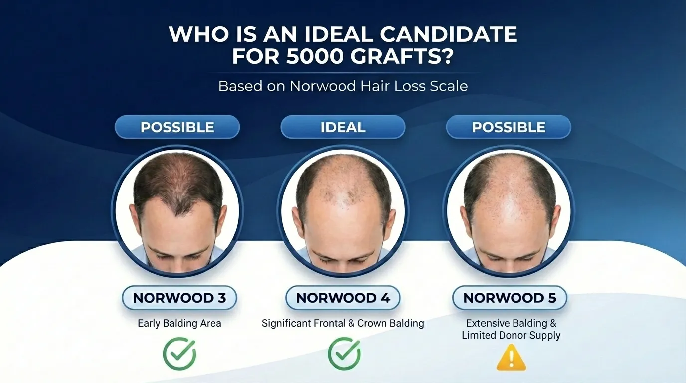 Who Is An Ideal Candidate For 5000 Grafts (2) Ai Generated Illustration Not Real Patient Result