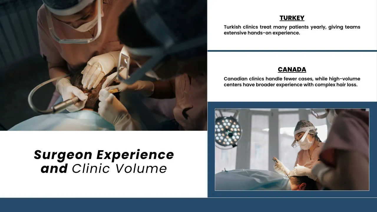 Clinic Experience And Surgeon Volume Canada Vs Turkey