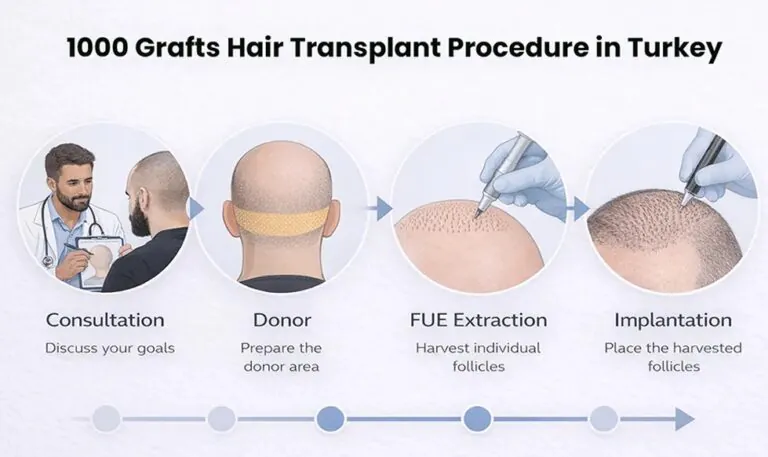 1000-Grafts-Hair-Transplant-Procedure-In-Turkey-768X457.Jpg 1000 Grafts Hair Transplant In Turkey – Cost – Before And After