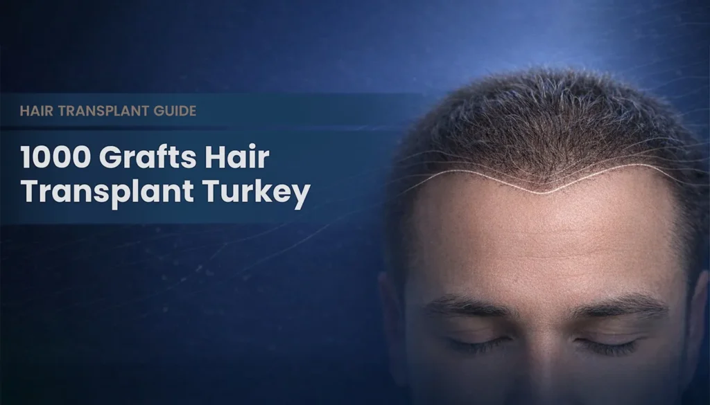 1000 Grafts Hair Transplant In Turkey – Cost – Before And After