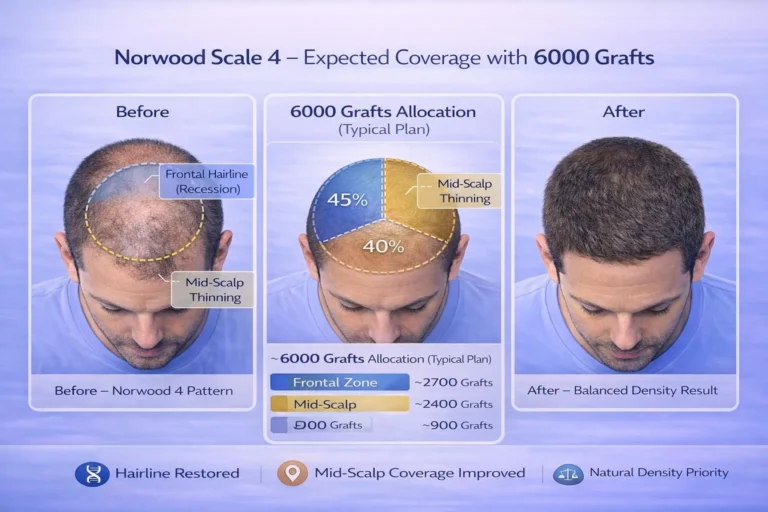 Are-6000-Grafts-Enough-For-Norwood-Scale-4-768X512 6000 Grafts Hair Transplant Turkey – Cost – Before And After