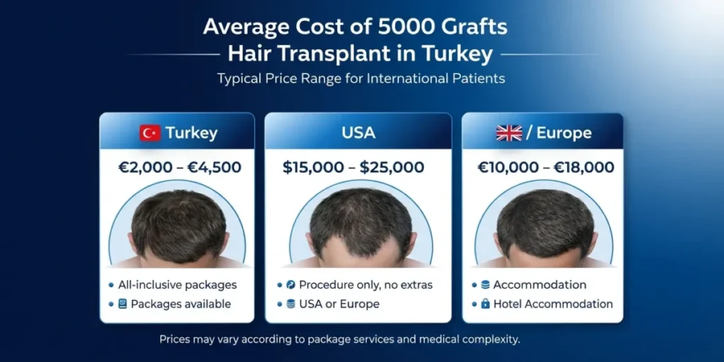 Average-Cost-Of-5000-Grafts-Hair-Transplant-In-Turkey-1200X600 5000 Grafts Hair Transplant Turkey – Cost – Before And After