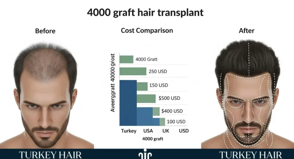 How-Long-Does-A-4000-Grafts-Hair-Transplant-Take-Scaled-1200X650 4000 Grafts Hair Transplant Turkey – Cost And Procedure