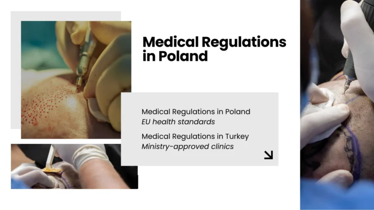 Medical-Regulations-In-Poland-768X432 Hair Transplant Poland Vs Turkey – Pricing And Techniques Hair Restoration Excellence You Can Trust