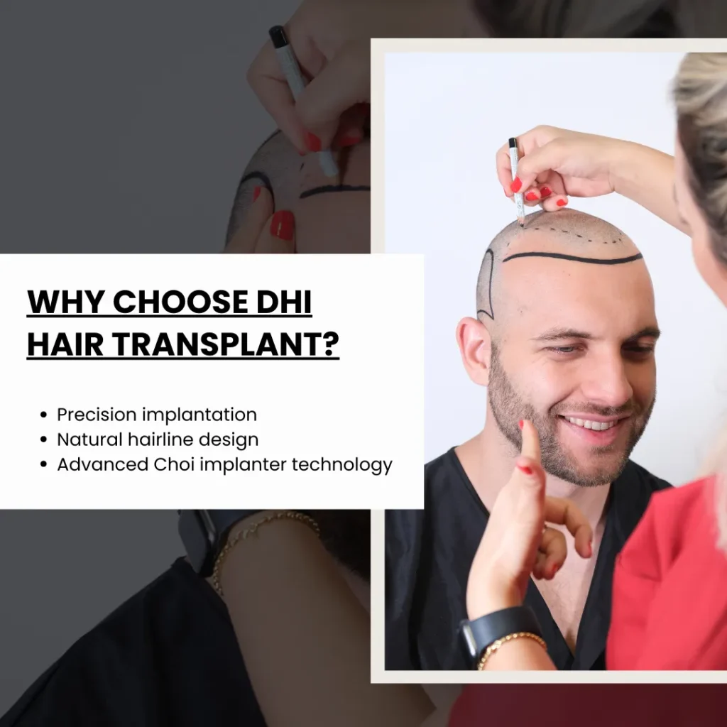 Dhi Man Receiving Hair Transplant Consultation