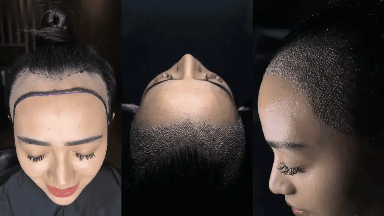 No-Shave-Hair-Transplanr-03 Female Hair Transplants No Shave