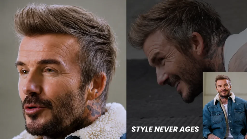 David Beckham Modern Hairstyle And Mature Hairline Appearance