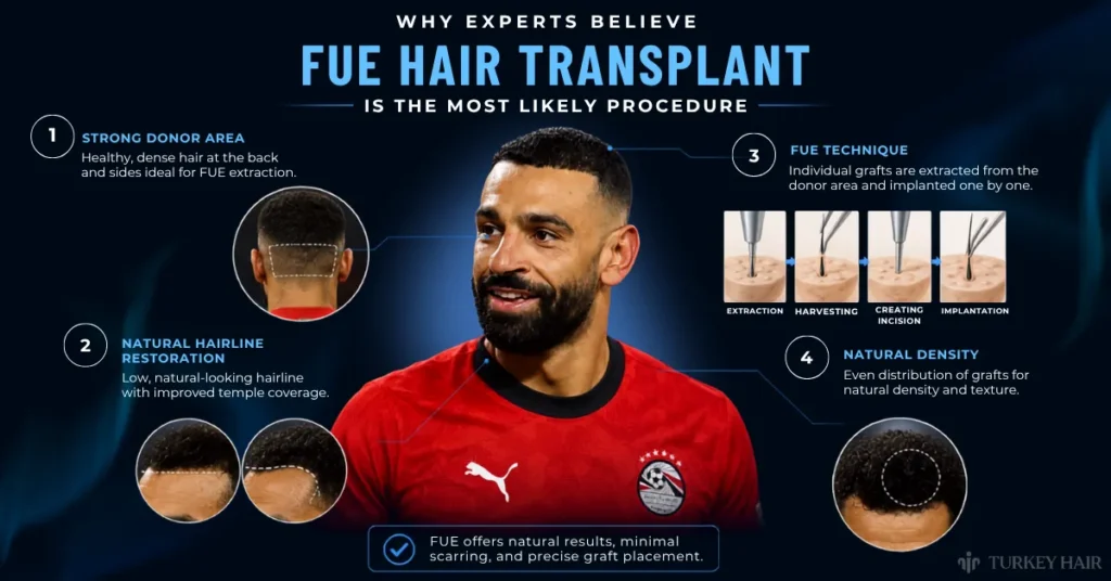 Mohamed Salah Hair Transplant: Before &Amp; After Photos, Graft Count &Amp; Expertanalysis 7 Mohamed Salah Fue Hair Transplant, What Technique Did Mohamed Salah Use, Fue Hair Transplant Procedure, Hairline Restoration Surgery, Natural Hair Transplant, Celebrity Fue Hair Transplant, Mohamed Salah Hair Transplant Analysis