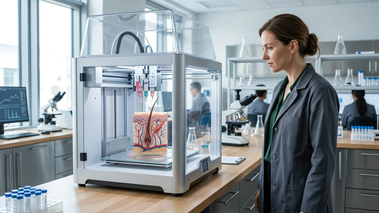 3D bioprinting technology for creating hair follicles