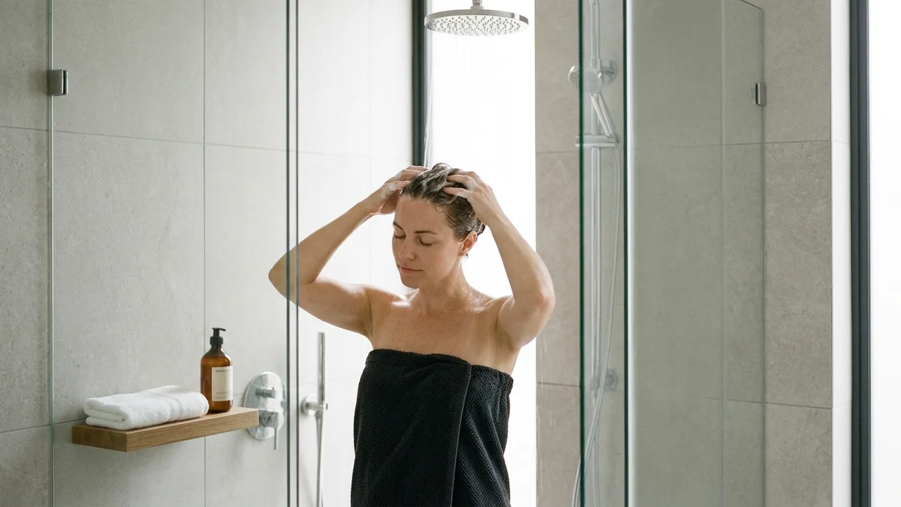 Gentle hair washing for post-transplant care