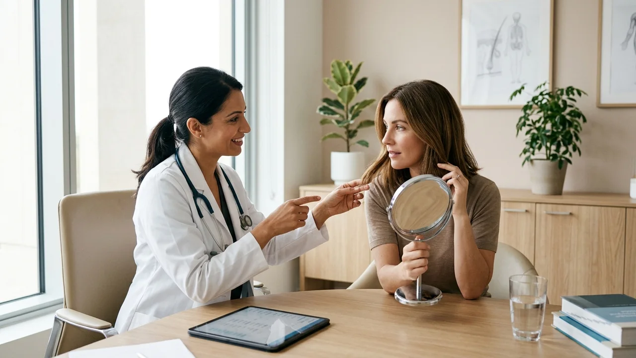 Hair specialist consultation after hair transplant