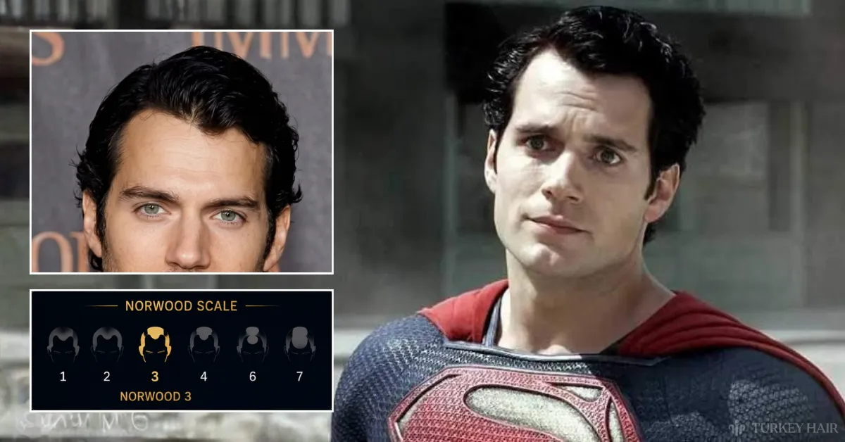 Henry Cavill, hair transplant, donor area, scars, FUE, FUT