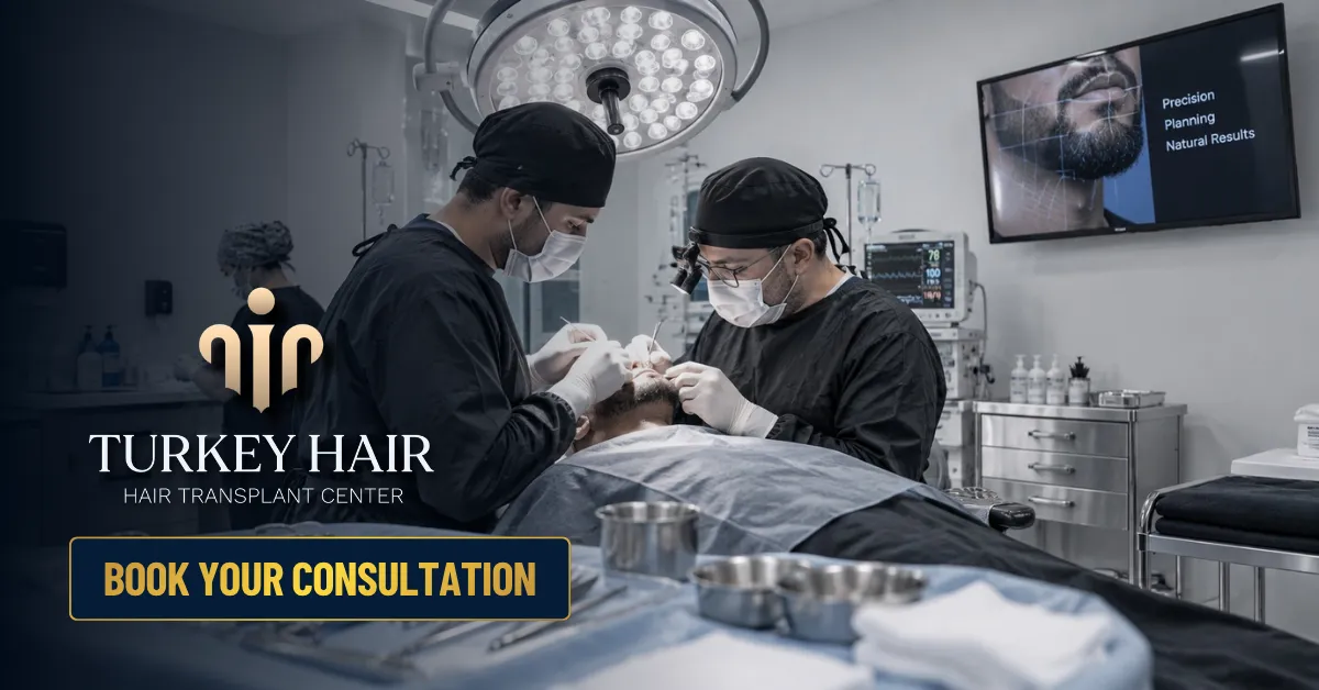 afro beard transplant clinic, beard transplant consultation, Turkey beard transplant clinic, Afro hair transplant specialist