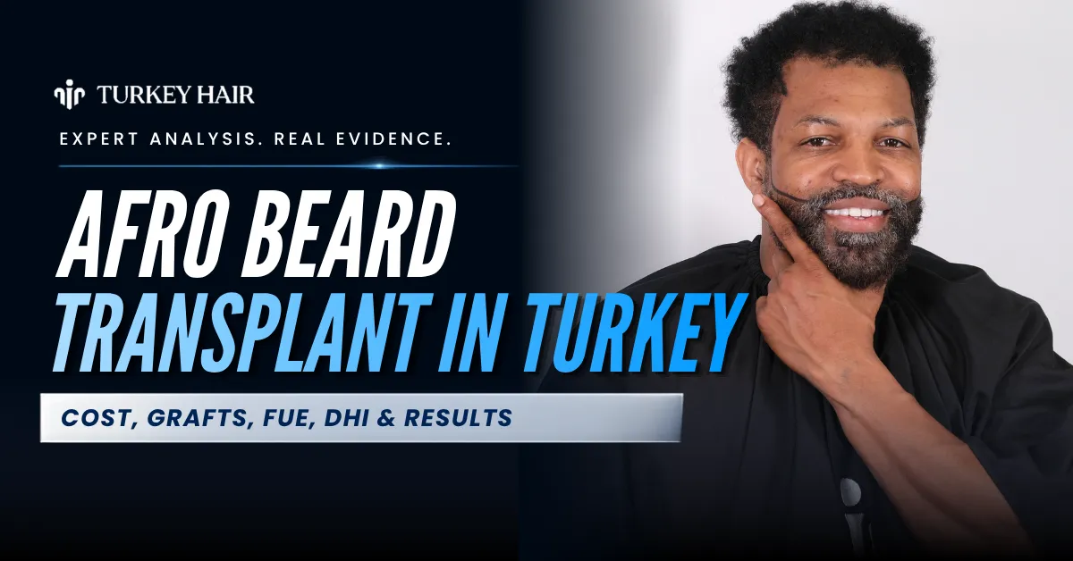 Greffe de Barbe Afro en Turquie hair transplant analysis