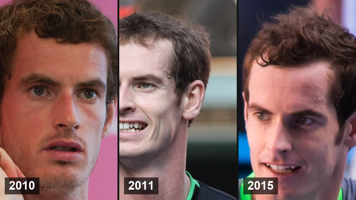Andy Murray en 2010, 2011 et 2015