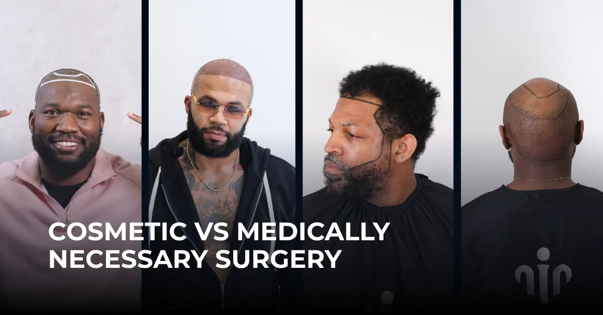 are hair implants medically necessary, cosmetic hair surgery, hair transplant insurance, elective hair restoration, medical hair transplant coverage