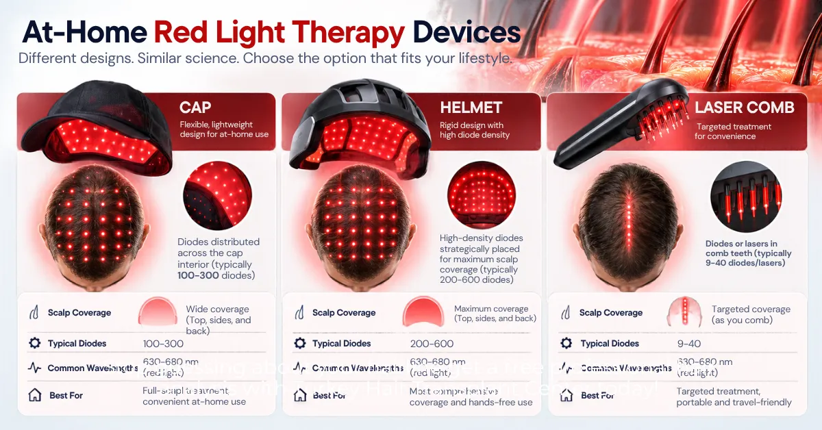 red light therapy timeline, hair therapy expectations, laser cap results istanbul