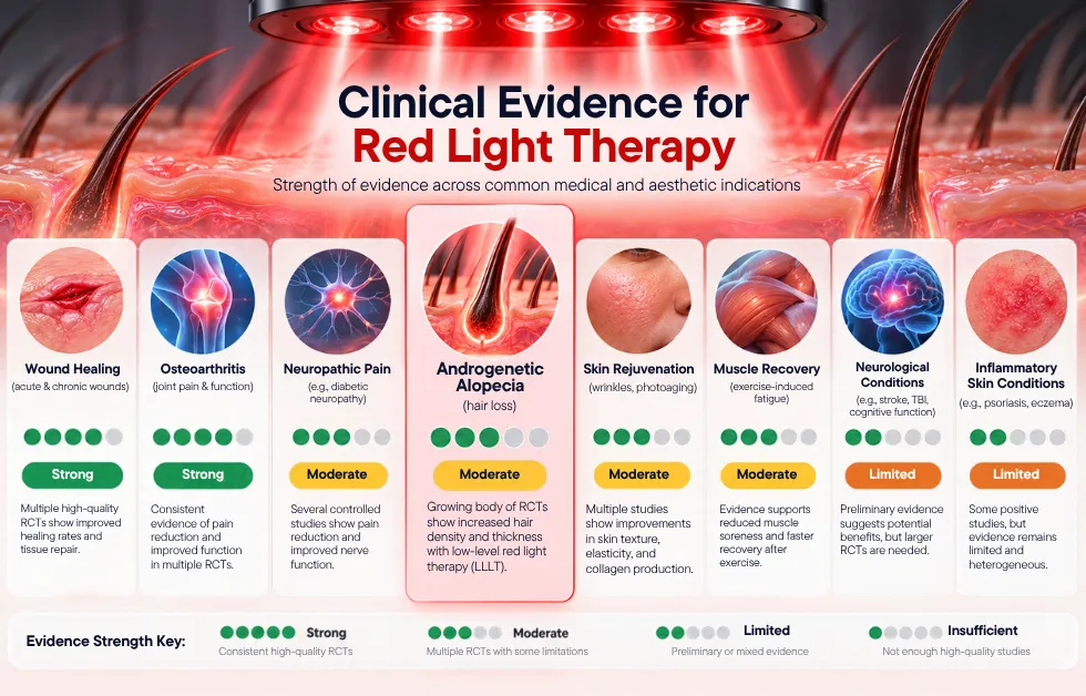 red light therapy follicles, hair growth mechanism istanbul, low level laser therapy turkey