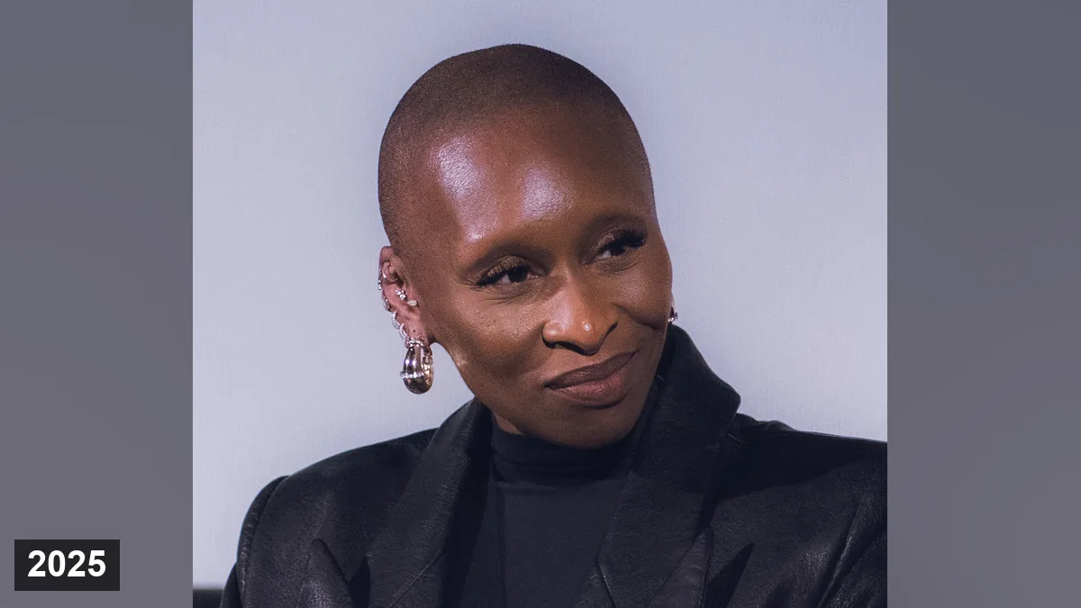 Cynthia Erivo lors d'une table ronde consacrée à Wicked, en février 2025