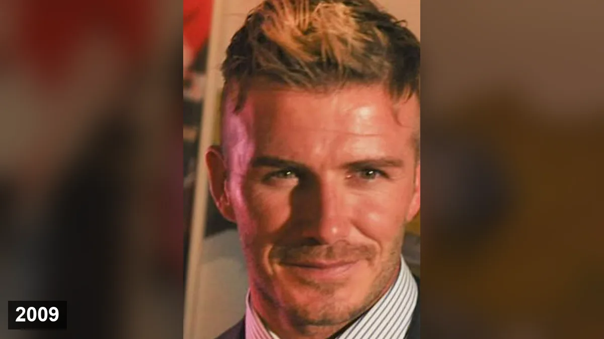 David Beckham en décembre 2009