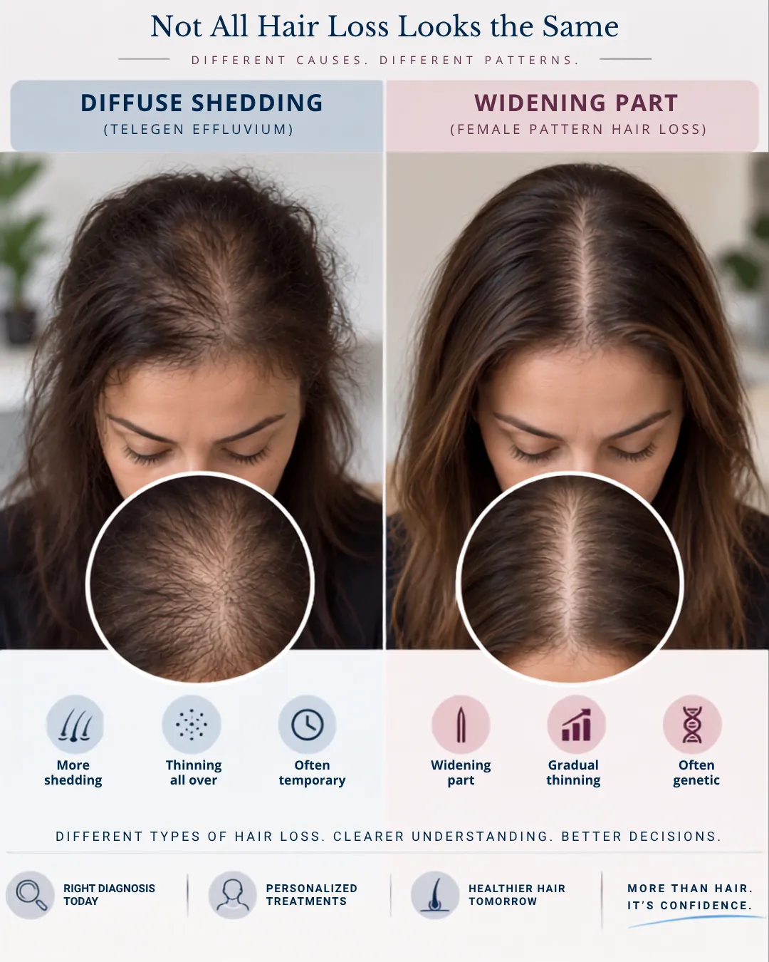 hair growth cycle, birth control hair loss cycle, telogen effluvium, hormonal hair shedding