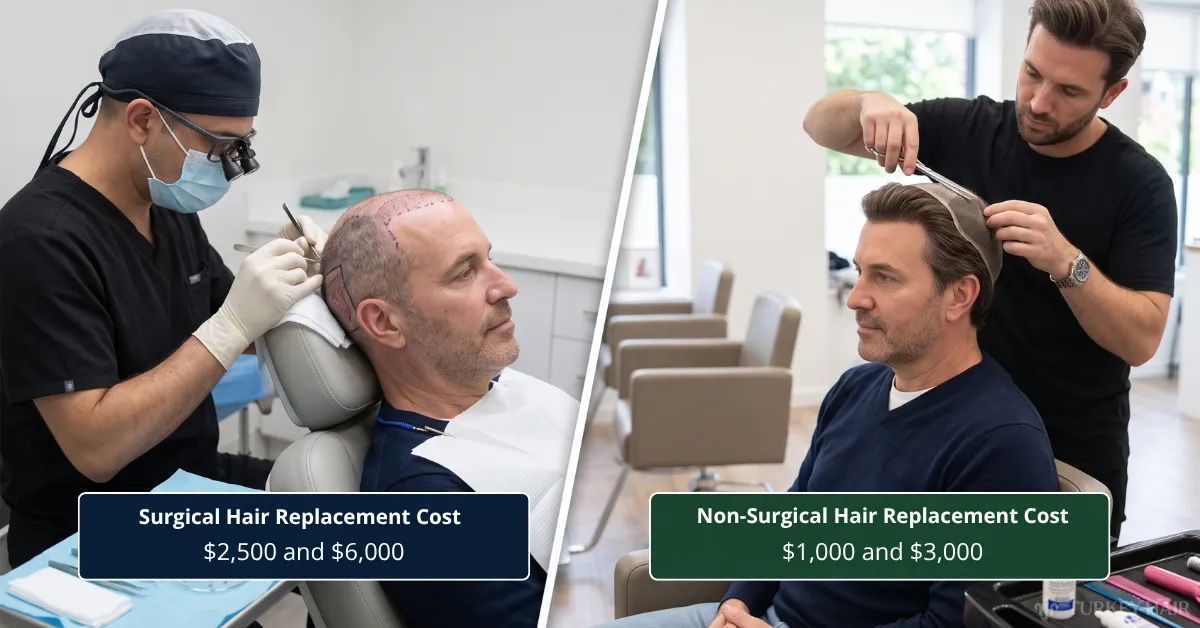How Much Is Hair Replacement? Turkey Cost, Grafts, Packages & Results