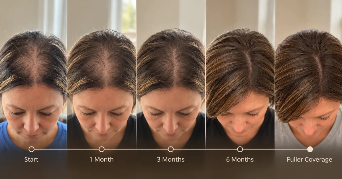 hair transplant timeline, hair growth stages, monthly hair recovery