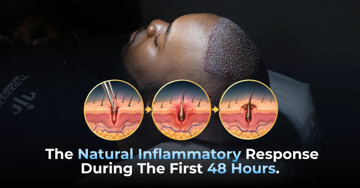 common hair transplant side effects, hair transplant risks, hair transplant recovery symptoms