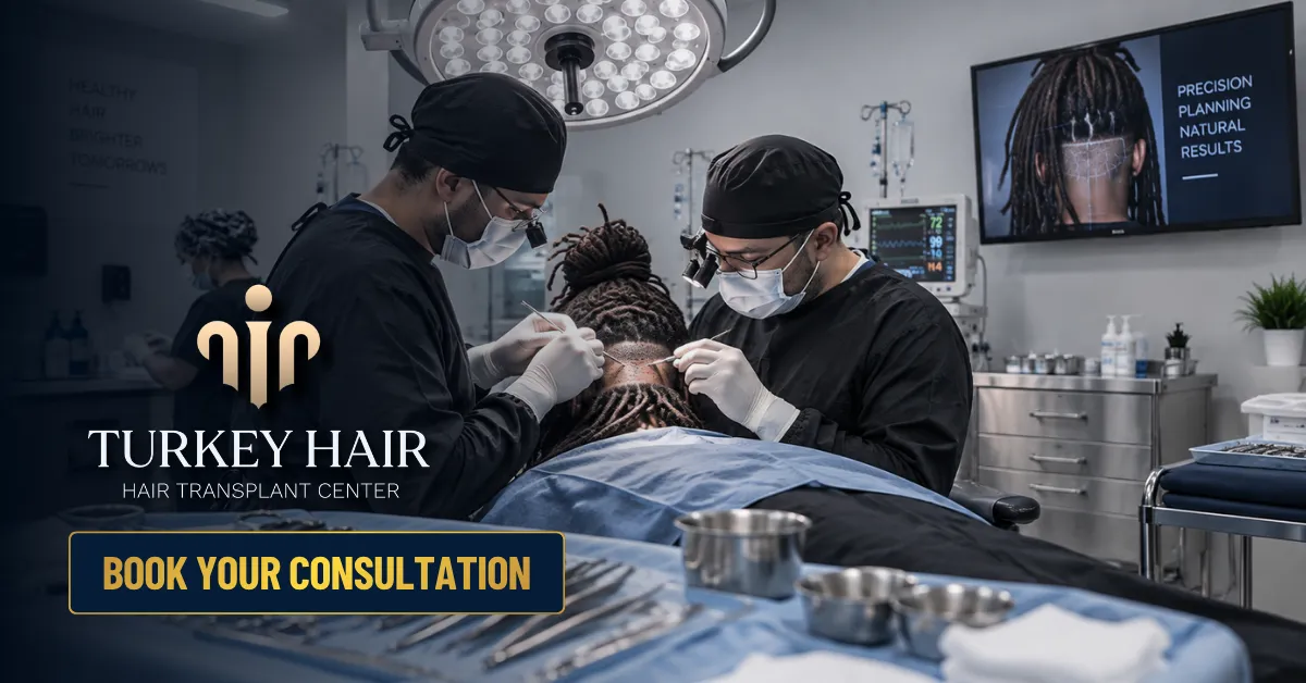 dreadlocks hair transplant consultation, Afro hair transplant consultation, hair transplant planning, donor area analysis