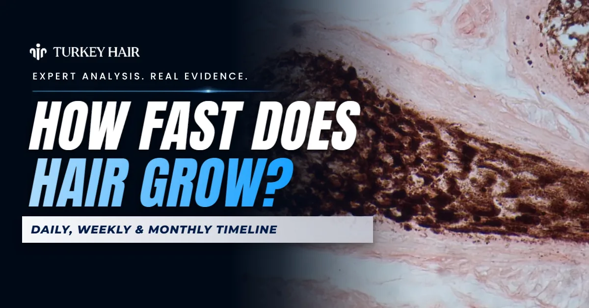 How Fast Does Hair Grow: Daily, Weekly and Monthly Timeline hair transplant analysis