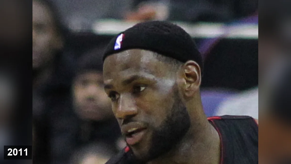 LeBron James lors du match Wizards-Heat, en mars 2011